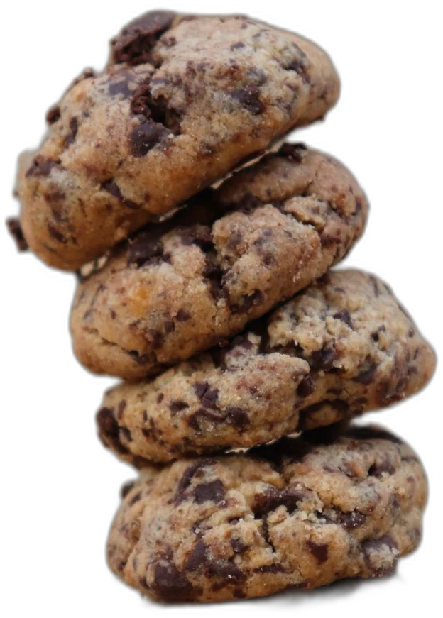 Chocolate chip cookies, stock photo illustration